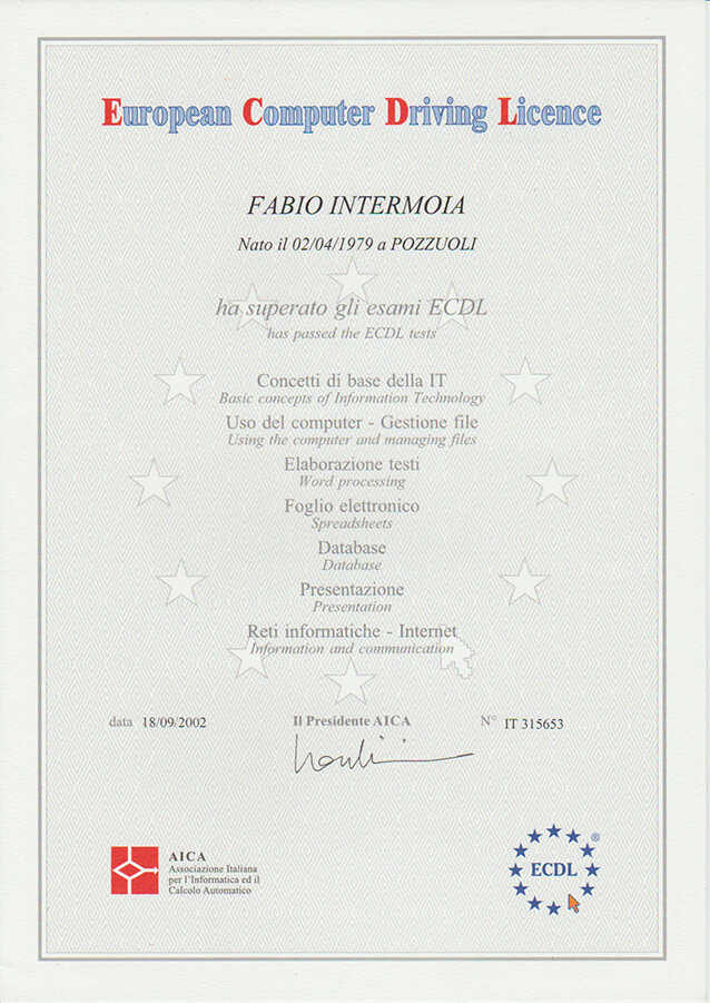 Patente europea ECDL