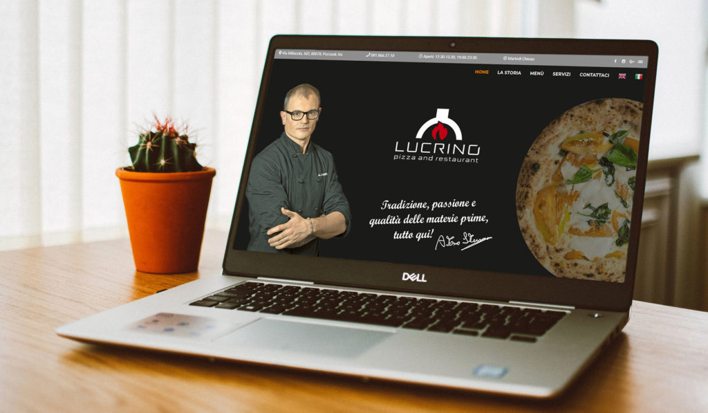 Realizzazione sito web Pizzeria Lucrino